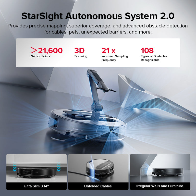 Roborock Saros Z70 Robot Vacuum with OmniGrip™ Mechanical Arm