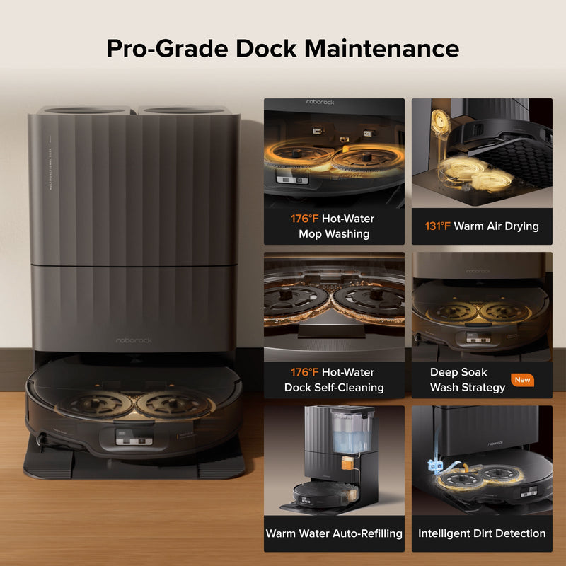 Roborock Qrevo Edge 2 - 25,000 Pa HyperForce™  Suction & Dual Anti-Tangle System
