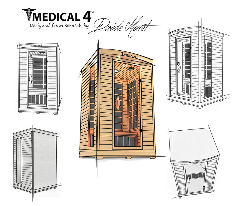 2 Person Home Full Spectrum Infrared Sauna | Medical 4™