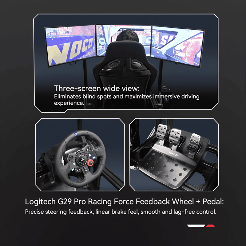 Racing Simulator Full Racing Movement